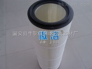 可定制PTFE覆膜除塵聚酯纖維濾芯 固安強(qiáng)瑞過(guò)濾器材廠的凈化解決方案